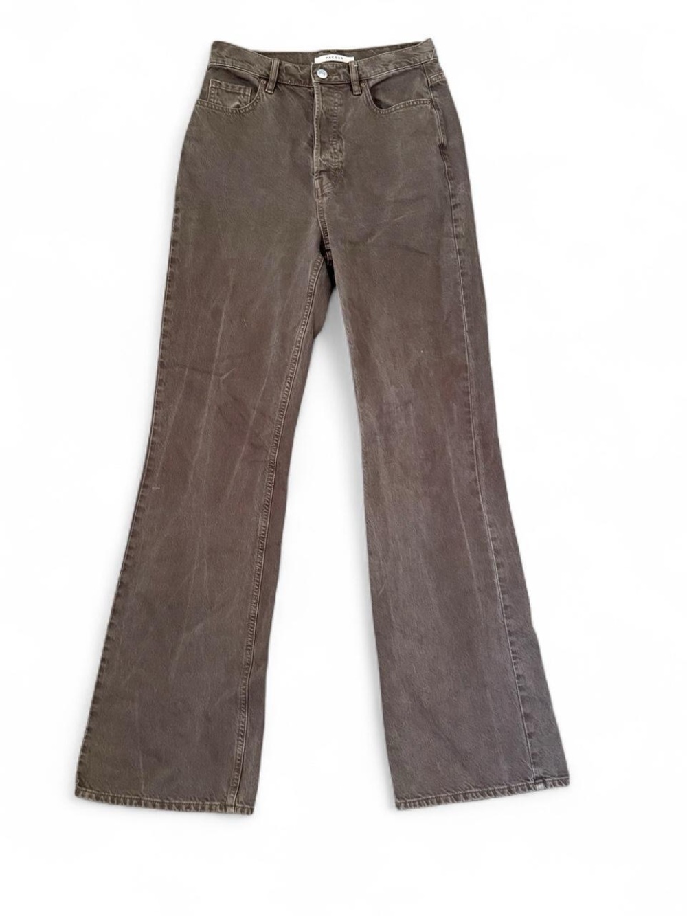 PacSun Brown High Rise Bootcut Button Fly Jeans Women’s Size 26” Y2K